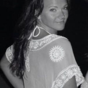 Beaded detailed bathing suit cover-up